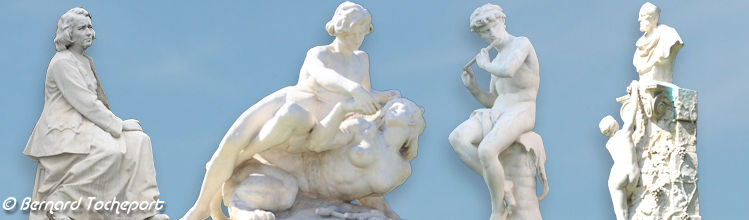 Statues du jardin public de Bordeaux