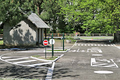 Piste d'éducation routière au parc Bordelais | Photo Bernard Tocheport