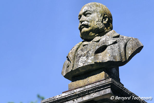 Buste de Camille Godard au parc Bordelais | Photo Bernard Tocheport