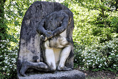 Vue du monument Le Vaincu au parc Bordelais | Photo Bernard Tocheport