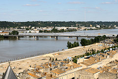 Bordeaux : le chantier du parc des Sports Saint Michel en  2008