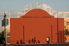 Bordeaux :Fronton de pelote basque du parc des Sports Saint Michel