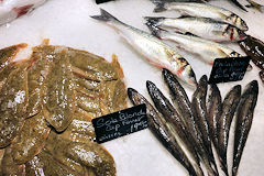 Stand poissonnerie aux Halles de Bacalan à Bordeaux | Photo Bernard Tocheport