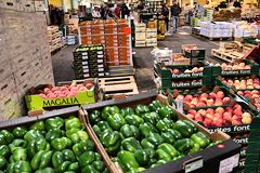 Grossiste fruits et légumes au marché de Brienne à Bordeaux |  photo 33-bordeaux.com