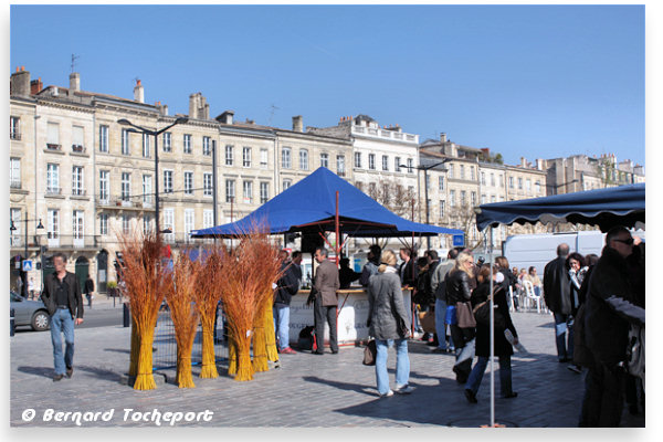 Façades des quais et marché des Chartrons à Bordeaux  | 33-bordeaux.com