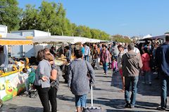 Clients dans l'allée du marché des Chartrons à Bordeaux -  photo 33-bordeaux.com