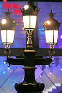 Bateau servant de support aux lampadaire du monument aux Girondins | Photo Bernard Tocheport