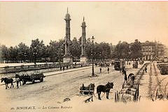 Ancienne carte postales Colonnes Rostrales en 1915