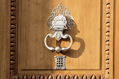 Bordeaux heurtoir de la nouvelle porte du Palais Rohan | Photo Bernard Tocheport