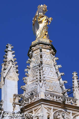 Bordeaux Notre Dame d'Aquitaine tour Pey Berland | Photo Bernard Tocheport
