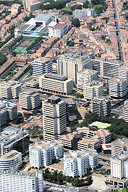 Bordeaux vue aérienne du quartier Mériadeck | Photo Bernard Tocheport