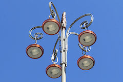 Bordeaux lampadaire de l'horloge place de la comédie | Photo Bernard Tocheport