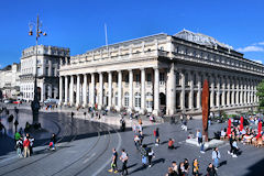 Bordeaux vue d'ensemble de la place de la comédie | Photo Bernard Tocheport