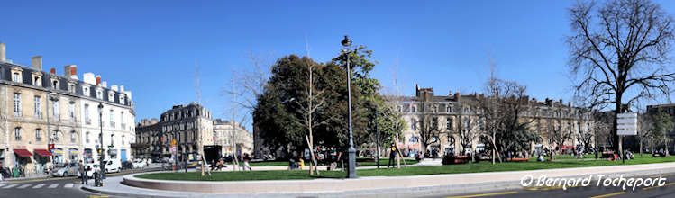 Bordeaux vue panoramique de la place Gambetta | Photo Bernard Tocheport