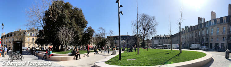 Bordeaux vue panoramique de la place Gambetta | Photo Bernard Tocheport