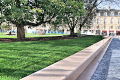 Bordeaux jardin verdoyant de la place Gambetta | Photo Bernard Tocheport