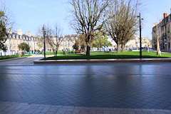 Bordeaux larges allées piétonnes de la place Gambetta | Photo Bernard Tocheport