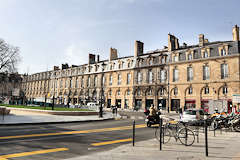 Bordeaux façades et jardin de la place Gambetta | Photo Bernard Tocheport