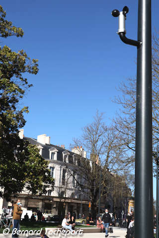 Bordeaux anémomètre place Gambetta | Photo Bernard Tocheport