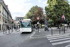 Bordeaux ancien plan de circulation de la place Gambetta | Photo Bernard Tocheport