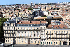 Bordeaux la place Pey Berland vue depuis la Tour | Photo Bernard Tocheport 