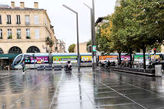 Bordeaux vue arrière de la place Pey Berland | Photo Bernard Tocheport 