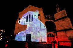 Bordeaux détail du vidéo mapping  « Chuchotis et Brouhaha » | Photo Bernard Tocheport 