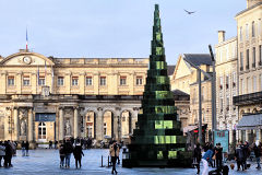 Bordeaux sapin de Noël de la place Pey Berland | Photo Bernard Tocheport 