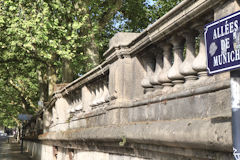 Bordeaux Allées de Munich balustrade des Quinconces | Photo Bernard Tocheport