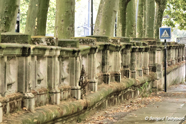 Bordeaux perspective sur la balustrade des Quinconces | Photo Bernard Tocheport