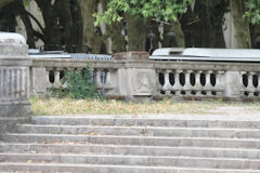 Repères pour la balustrade penchée des Quinconces | Photo Bernard Tocheport