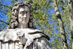 Portrait de Montesquieu place des Quinconces à Bordeaux | Photo Bernard Tocheport