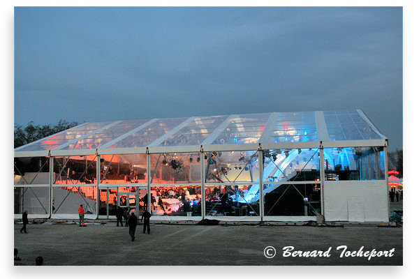 Place des Quinconces enregistrement d'une émision télé | Photo 33-bordeaux.com