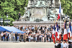 Bordeaux défilé militaire du 14 juillet place des Quinconces | Photo Bernard Tocheport