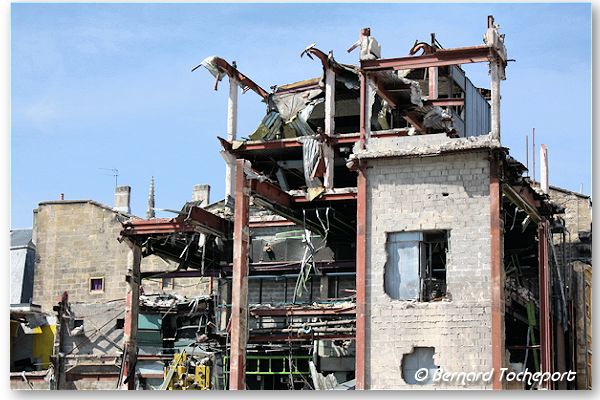 Ilot Cheverus avant projet place Sainte Catherine : 33-bordeaux.com