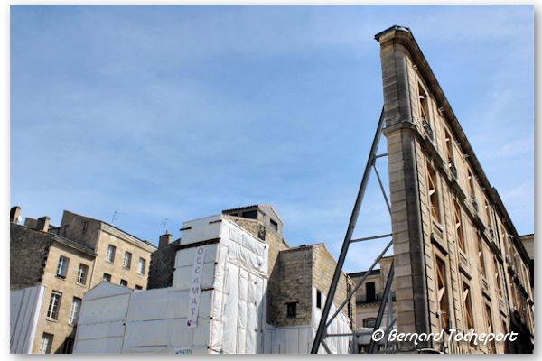 Ilot Cheverus avant projet place Sainte Catherine : 33-bordeaux.com