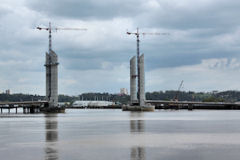 Avril 2012 les 4 pylônes sont terminés | 33-bordeaux.com