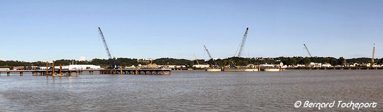 photo construction pont Bacalan Bastide septembre 2010