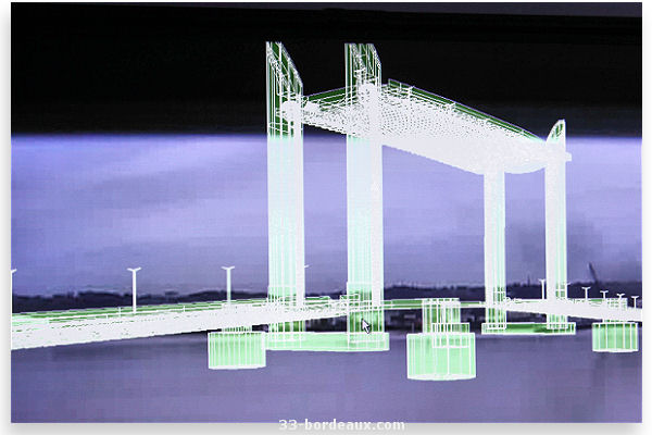 Construction du pont Bacalan Bastide : 33-bordeaux.com