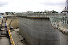 Bassens embase dans bassin de radoub pont Bacalan Bastide à Bordeaux | 33-bordeaux.com