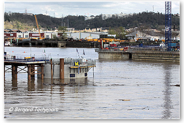 Construction pont Bacalan Bastide Mars 2011  : 33-bordeaux.com