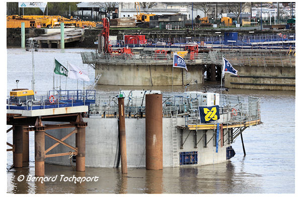 Construction pont Bacalan Bastide Mars 2011  : 33-bordeaux.com