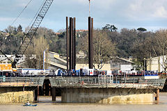 Construction pont Bacalan Bastide Mars 2011 | 33-bordeaux.com