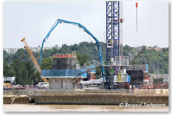 Construction pont Bacalan Bastide Mai 2011  : 33-bordeaux.com