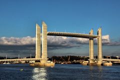 Pont Chaban Delmas travée centrale levée -  photo 33-bordeaux.com