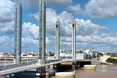 Bordeaux vue du pont levant Chaban Delmas depuis le poste de commande | Photo 33-bordeaux.com