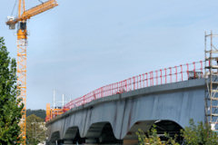 Bordeaux le pont Garonne en cours de construction | Photo Bernard Tocheport