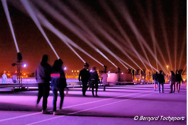 Bordeaux show illumination du pont Simone Veil | Photo Bernard Tocheport