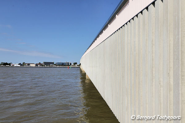 Bordeaux pont Simone Veil depuis la rive droite | Photo Bernard Tocheport