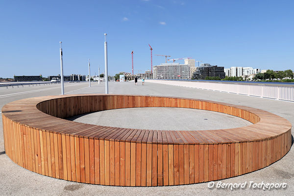 Bordeaux aménagement détente du pont Simone Veil | Photo Bernard Tocheport